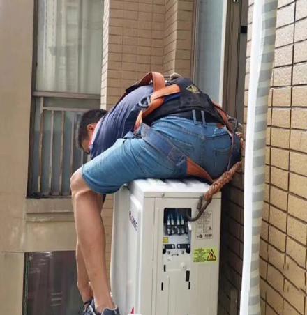 银州空调移机